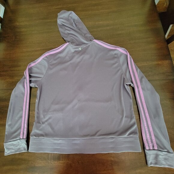 adidas Hoodie Women's Clima365 Climalite Y2K Full Zip Hoodie Size L - Picture 6 of 9